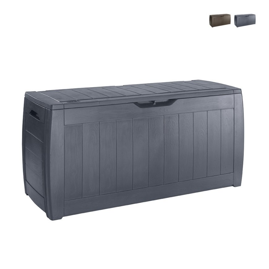 KETER GARDEN CHEST HOLLYWOOD 270 L BROWN – 2