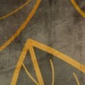 Eurofirany LIMITED COLLECTION Pledas ALISMA2, su didelių lapų motyvu, 150X200 cm, spalva: ruda/kremi Eurofirany LIMITED COLLECTION Pledas ALISMA2, su didelių lapų motyvu, 150X200 cm, spalva: ruda/kremi