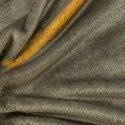 Eurofirany LIMITED COLLECTION Plaid ALISMA2, with large leaf motif, 150X200 cm, color: brown/cream Eurofirany LIMITED COLLECTION Plaid ALISMA2, with large leaf motif, 150X200 cm, color: brown/cream