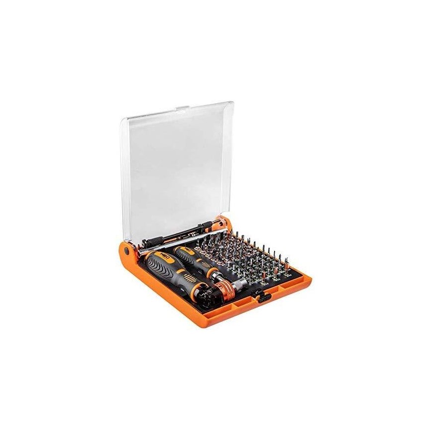 NEO Screwdriver bits with handle 73 pcs. – 3