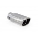 Exhaust muffler tip stainless steel amio mt 015 chrome