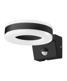 Orno HOWLIT LED 20W, garden light with motion sensor, 1800lm, IP65, 4000K, black