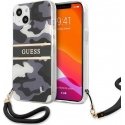 Guess GUHCP13MKCABBK iPhone 13 6.1" black/black hardcase Camo Strap Collection Guess GUHCP13MKCABBK iPhone 13 6.1" black/black hardcase Camo Strap Collection