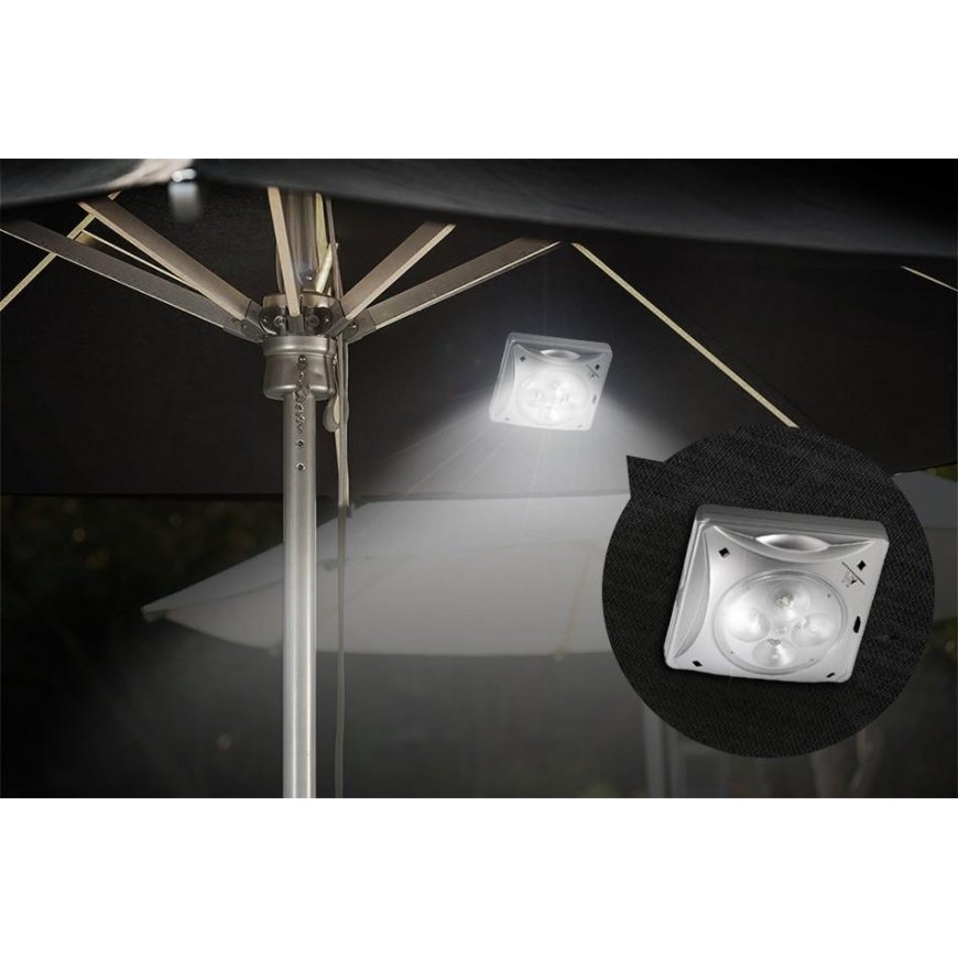 Maclean 4LED lamp, solar energy, umbrella lighting, MCE124 – 5
