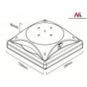 Maclean 4LED lamp, solar energy, umbrella lighting, MCE124 Maclean 4LED lamp, solar energy, umbrella lighting, MCE124