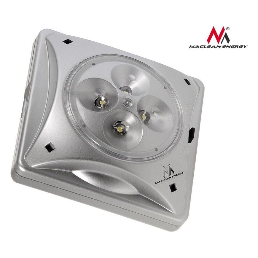 Maclean 4LED lempa, saulės energija, skėtinis apšvietimas, MCE124 – 14