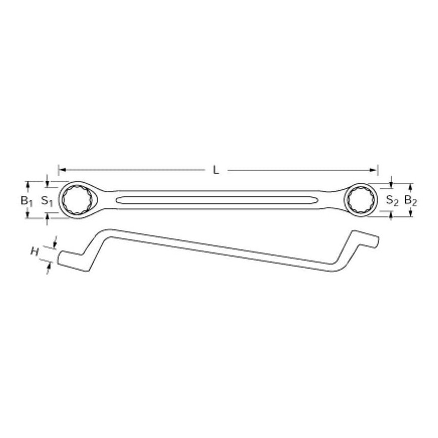 Double-ended spanner PROXXON SlimLine 30*32 – 6