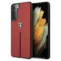 Ferrari FEOSIHCS21MRE S21+ G996 raudona/red hardcase Off Track Leather Nylon Stripe Ferrari FEOSIHCS21MRE S21+ G996 raudona/red hardcase Off Track Leather Nylon Stripe