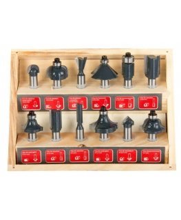 93122 Carpentry cutter set 12 pieces (TF1200, TF1500K), Proline