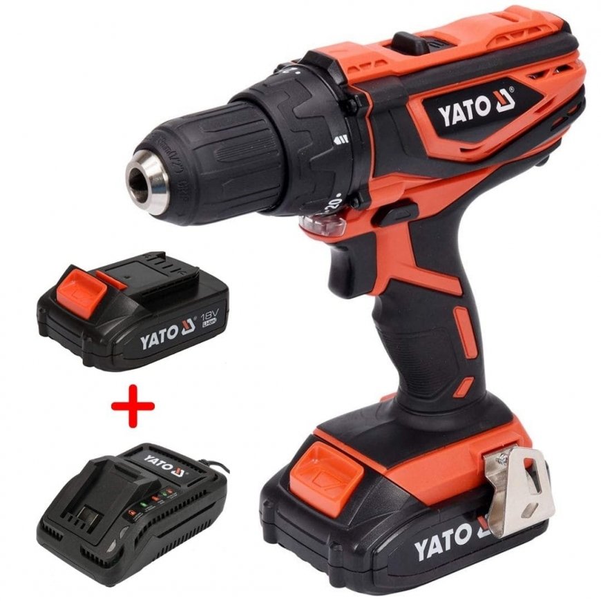 Akumuliatorinis suktuvas gręžtuvas YATO YT-82780 18V 2Ah Li-Ion – 2