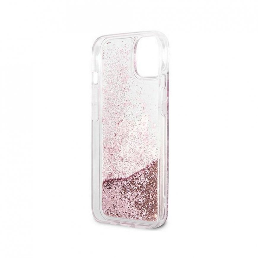 Karl Lagerfeld KLHCP13XPABGNU iPhone 13 Pro Max 6,7" rožinė/pink hardcase PEEK A BOO Liquid Glitter – 4