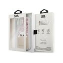 Karl Lagerfeld KLHCP13XPABGNU iPhone 13 Pro Max 6.7" pink hardcase PEEK A BOO Liquid Glitter Karl Lagerfeld KLHCP13XPABGNU iPhone 13 Pro Max 6.7" pink hardcase PEEK A BOO Liquid Glitter