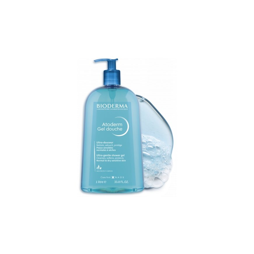 Bioderma Atoderm Gel Douche Ultra Gentle Shower Gel Dušas želeja Abiem dzimumiem Korpuss 1000 ml