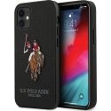 Us Polo Assn US Polo USHCP12SPUGFLBK iPhone 12 mini 5,4" juoda/juodas Polo Embroidery Collection Us Polo Assn US Polo USHCP12SPUGFLBK iPhone 12 mini 5,4" juoda/juodas Polo Embroidery Collection