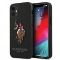 Us Polo Assn US Polo USHCP12SPUGFLBK iPhone 12 mini 5.4" black/black Polo Embroidery Collection Us Polo Assn US Polo USHCP12SPUGFLBK iPhone 12 mini 5.4" black/black Polo Embroidery Collection