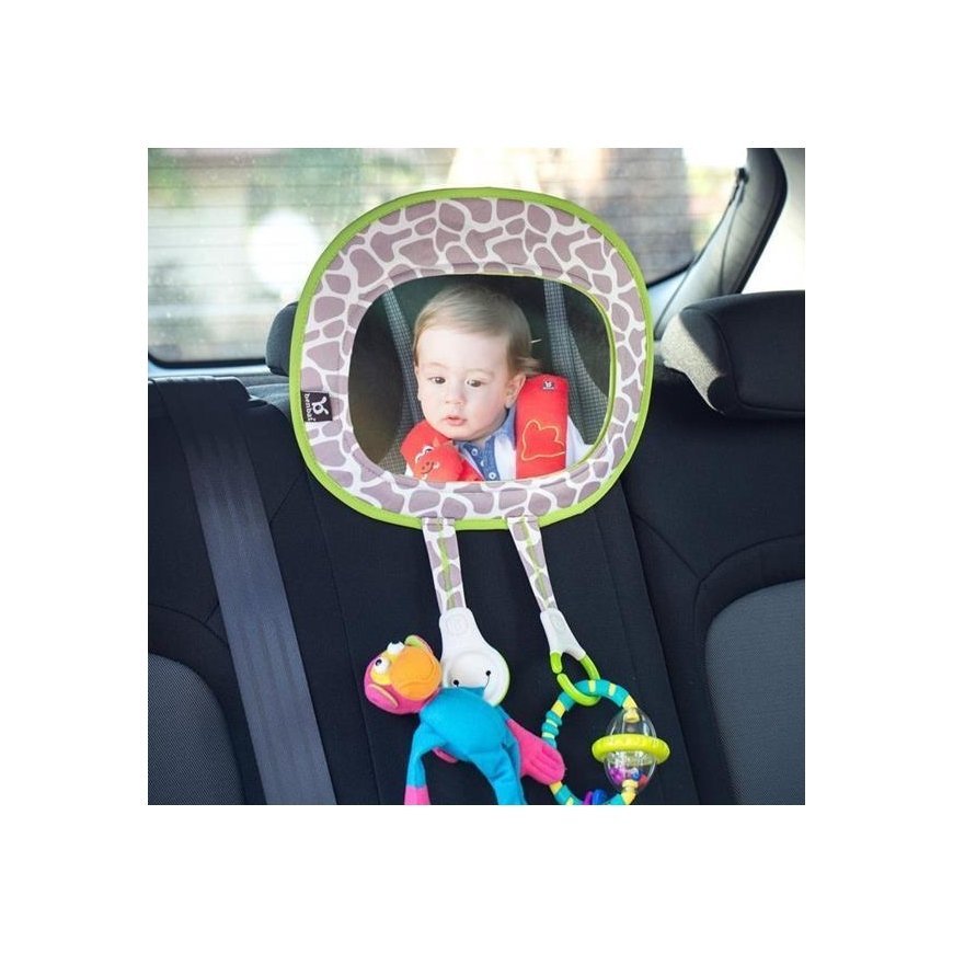 Benbat Car mirror with organizer - grey/green – 3