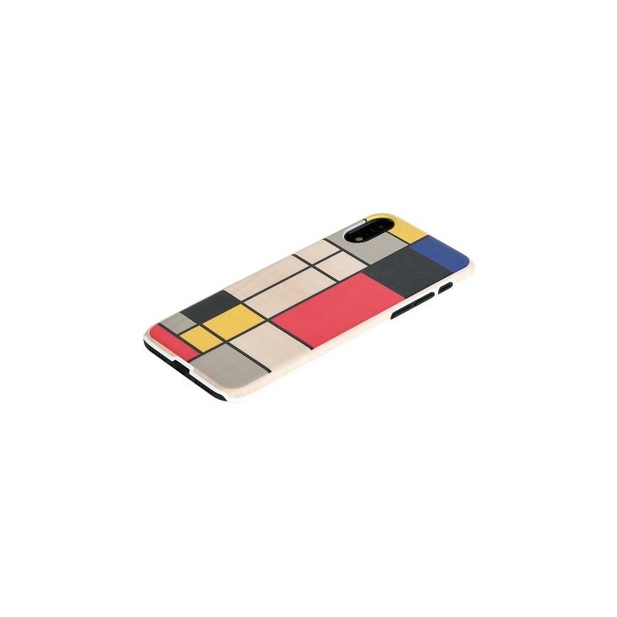 MAN&WOOD SmartPhone case iPhone XR mondrian wood white – 2