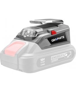 GRAPHITE USB adapter - LED Energy + flashlight