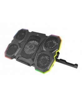EGC107 Esperanza žaidimų aušinimo padėklas, skirtas nešiojamojo kompiuterio led rgb breva