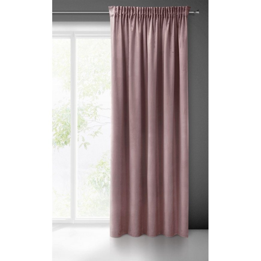 Eurofirany PIERRE CARDIN SIBEL Naktinė užuolaida iš minkšto aksomo, 260 g/m2, 140X270 cm, juosta / t – 2