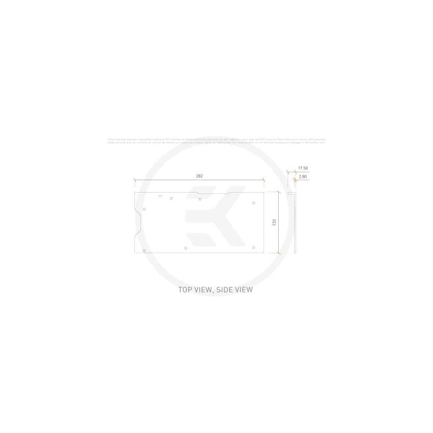 Ek Water Blocks EK water blocks EK-Quantum Vector² Strix/TUF RTX 3090 Ti Backplate - nickel – 3