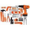 Lean Cars Handyman Set Screwdriver Battery Hammer Saw