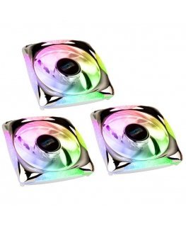 Lamptron PLUTO+ ARGB PWM fan 3 pcs. - black