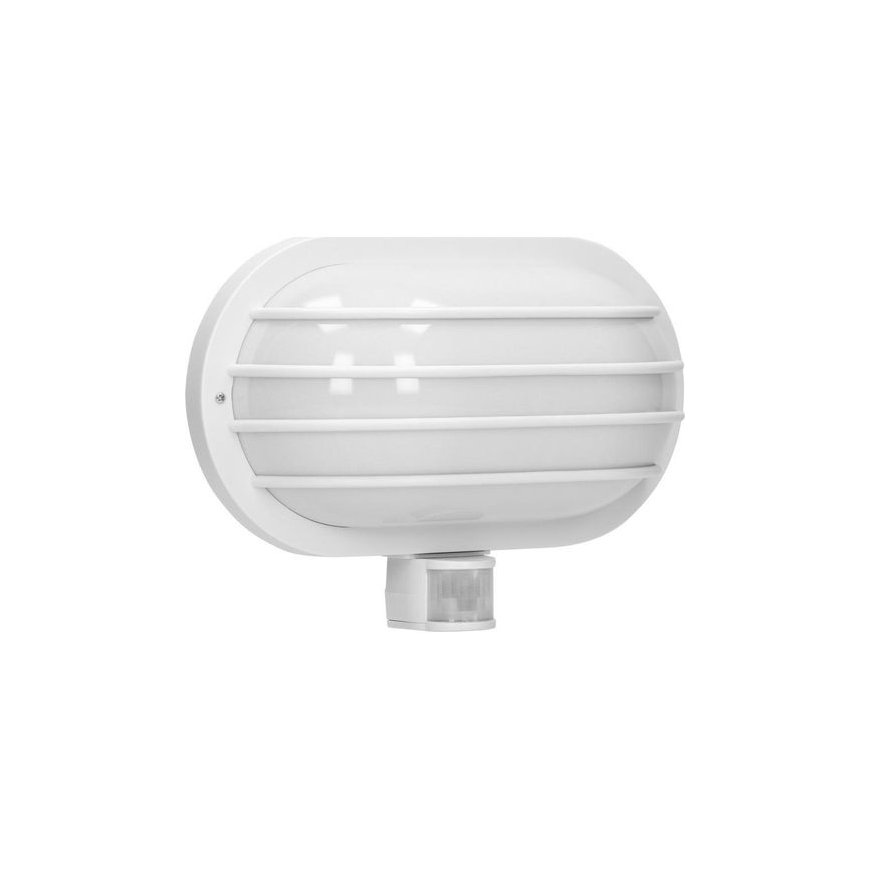 Orno LASO, garden light with motion sensor 180°, 1x60W, E27, IP44, plastic, white – 3