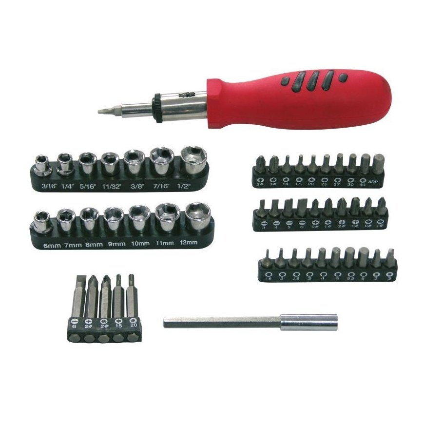 Mega Screwdriver with bits and sockets