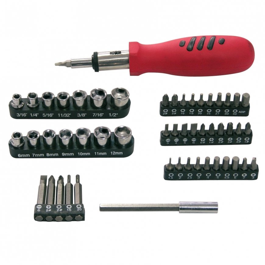 Mega Screwdriver with bits and sockets - 52 pcs. - 10055 – 2