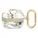 Guess Marble Strap Collection protective case for AirPods 3, gray