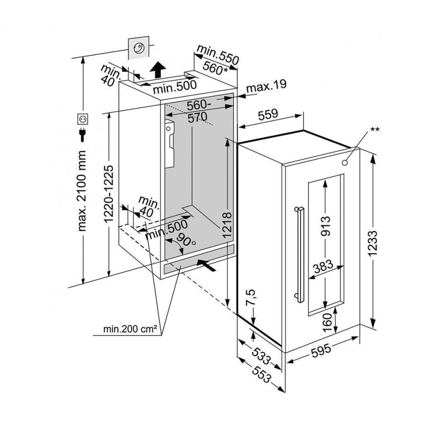 Liebherr Refrigerator EWTdf 2353 – 5