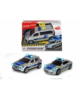 Dickie SOS policijos padalinys, 2 tipai, 15 cm, policijos transporto priemonės