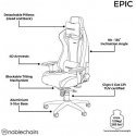 Gaming chair Noblechairs EPIC Java Edition Vinyl/PU hybrid leather Gaming Chair Gaming chair Noblechairs EPIC Java Edition Vinyl/PU hybrid leather Gaming Chair