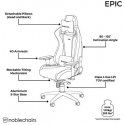 Žaidimų kėdė Noblechairs EPIC Java Edition Vinyl/PU hybrid leather Gaming Chair Žaidimų kėdė Noblechairs EPIC Java Edition Vinyl/PU hybrid leather Gaming Chair
