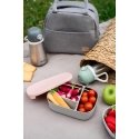 BEABA METAL LUNCH BOX WITH ADJUSTABLE COMPARTMENTS, DUSTY ROSE
