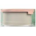 BEABA METAL LUNCH BOX WITH ADJUSTABLE COMPARTMENTS, DUSTY ROSE