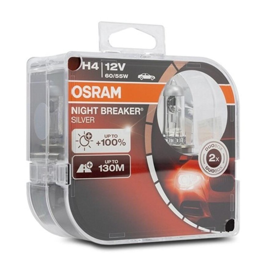 O-64193NBS-HCB halogeninė lemputė Osram H4 12V Night Breaker Sidabrinis +100% / 2 sztuki – 4