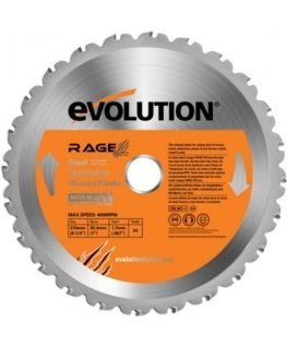 Evolution TCT daugiafunkcis pjūklas RAGE 210mm 24z (EVO-210-MULTI)