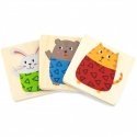Viga Toys VIGA Drewniana Układanka Gra w Szybkie Dopasowanie 27 el.