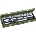 27 dalių galvučių rinkinys PROXXON 1/4"+1/2"