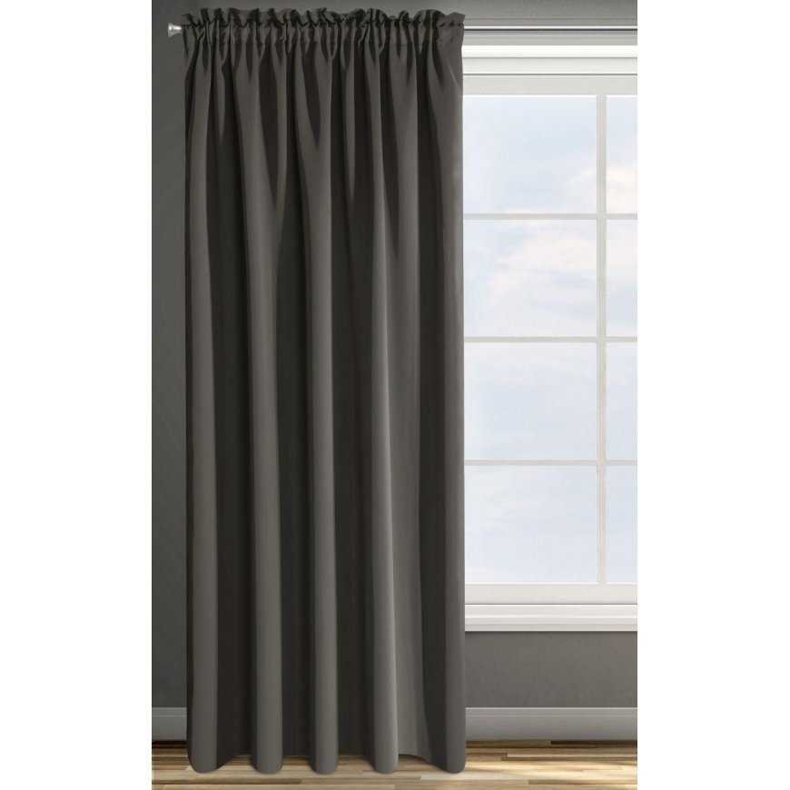 Eurofirany DESIGN 91 Night curtain made of smooth blackout fabric PARISA, 135X270 cm, strip / tunnel – 2