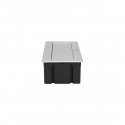 Orno NOEN Cassette recessed into the table top with integrated PVC frame for modular sockets 3 x 45x Orno NOEN Cassette recessed into the table top with integrated PVC frame for modular sockets 3 x 45x