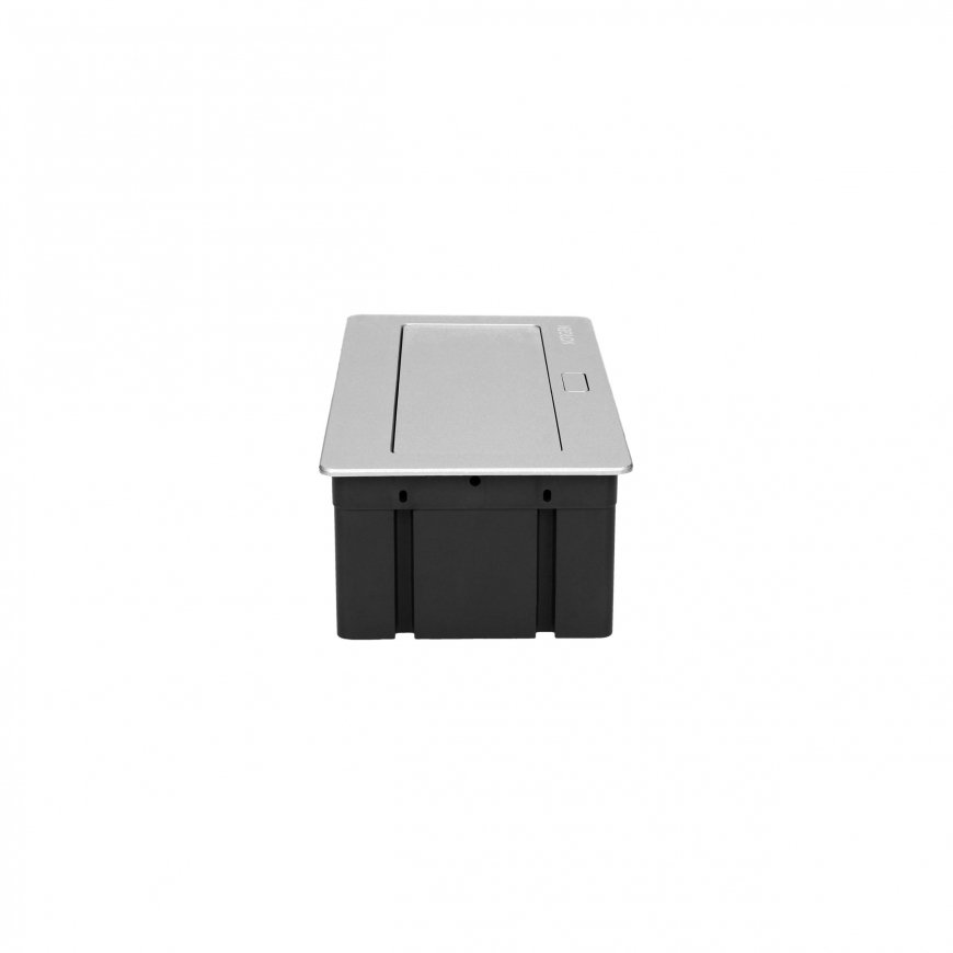 Orno NOEN Kasetė įleidžiama į stalviršį su integruotu PVC rėmu moduliniams lizdams 3 x 45x45 mm arba – 11