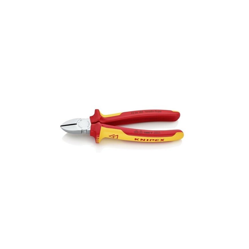 Side cutting pliers 180mm VDE, Knipex – 3