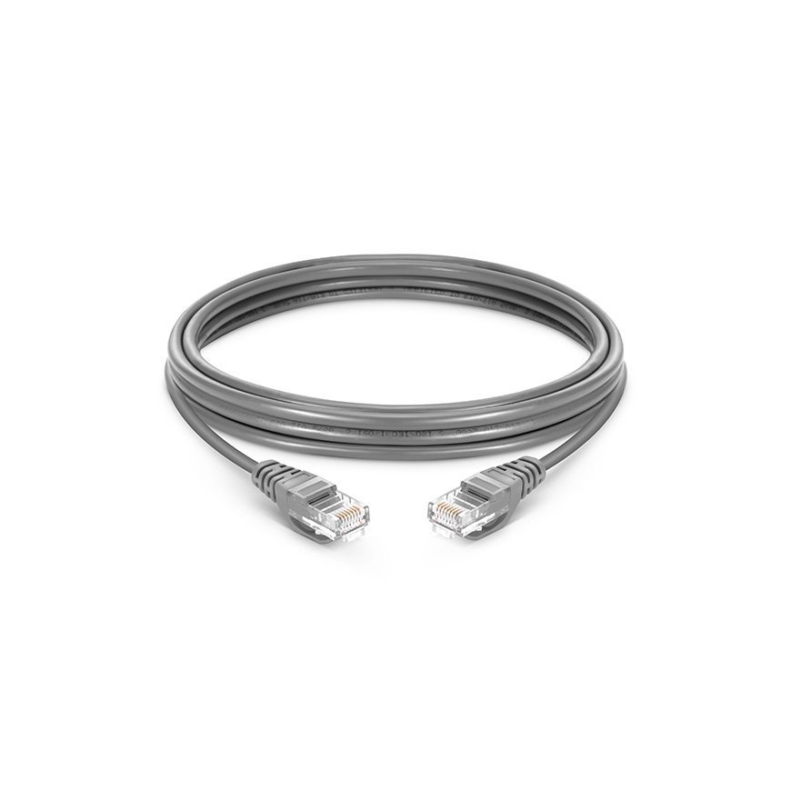 UTP patch cable, Cat.5e, RJ45 M / 50m, unshielded, gray – 2