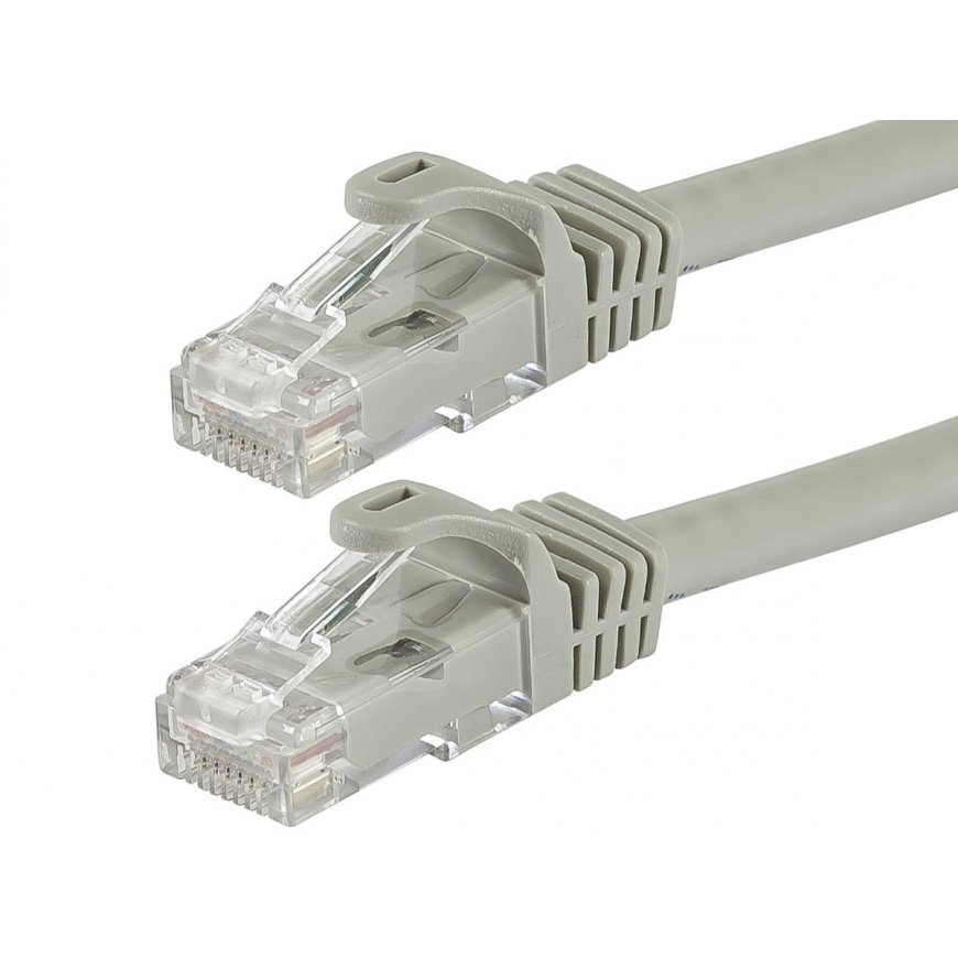 UTP patch cable, Cat.5e, RJ45 M / 50m, unshielded, gray – 3