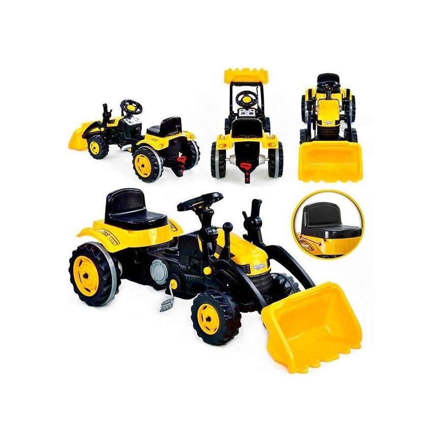WOOPIE mining tractor with movable bucket