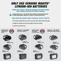 Makita 191J51-5 LXT Battery adapter 2X18V PDC01 Makita 191J51-5 LXT Battery adapter 2X18V PDC01