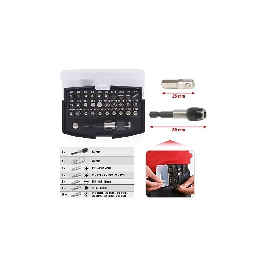 32 Piece Twist Bit Set KS TOOLS – 12